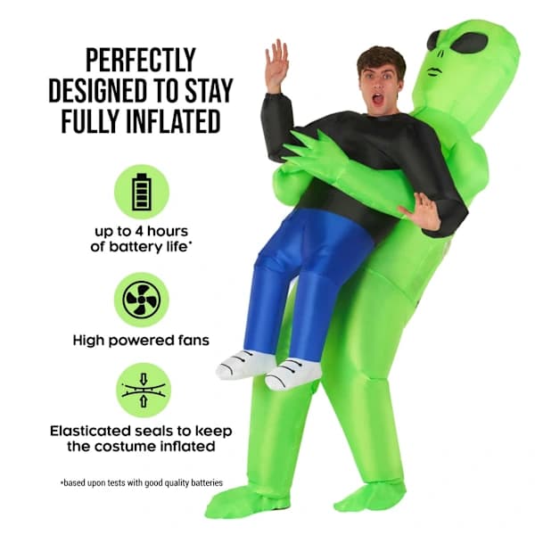 Halloween Cosplay Alien Uppblåsbar Kostym 0.5 Barn 110-145cm