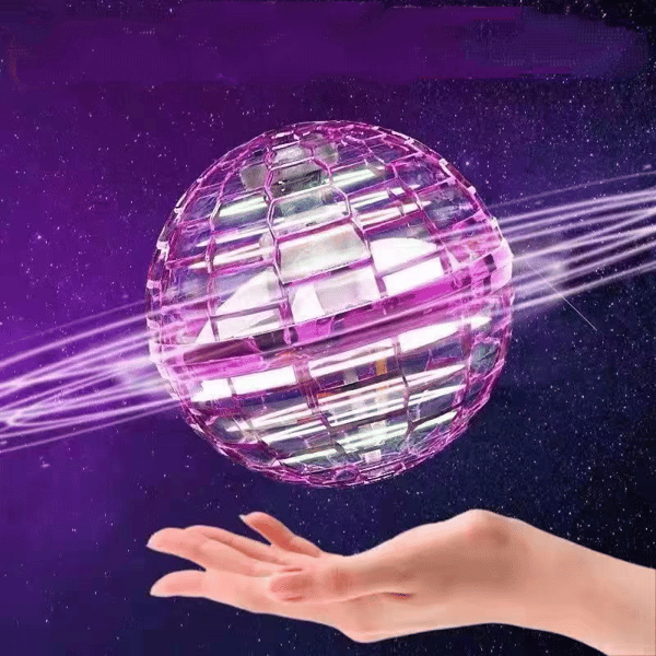 Intelligent sensor swing ball suspension ball barns leksaker Lila Lila