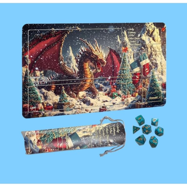 Premium Magic The Gathering/Yu-Gi-Oh! Playmat (350x600x3mm) - Non-Slip Rubber Base