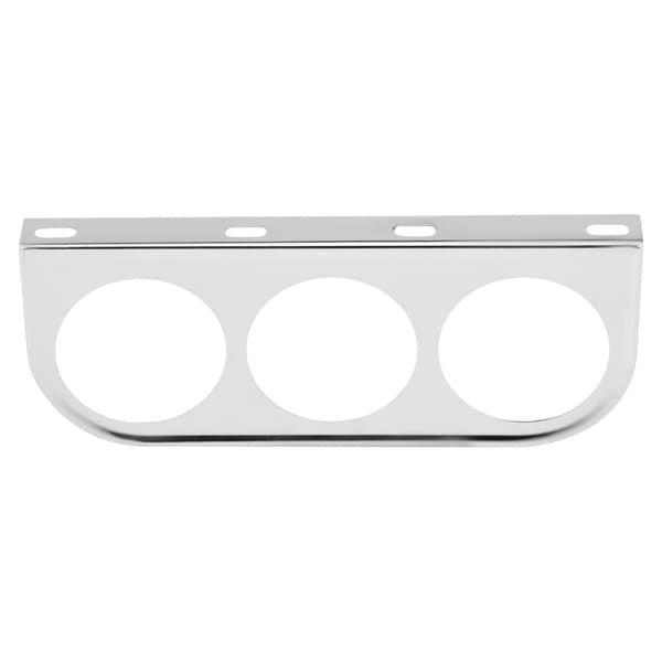 Krom 52mm 2 Tommer Universal Multi-Hul Måler Søjle Mount Pod Holder Beslag Sølv