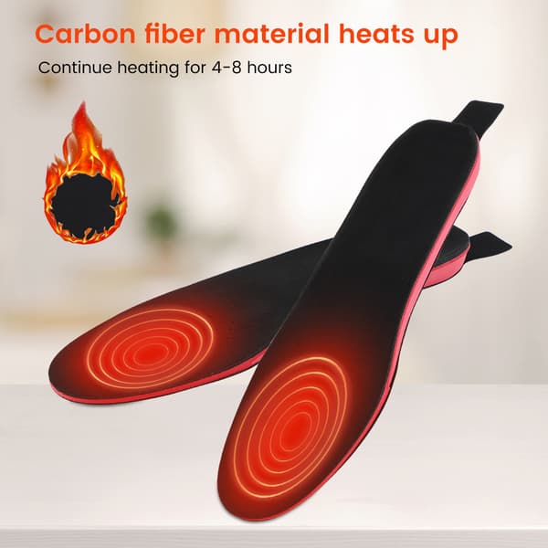 Electric Heated Insoles with Smart Remote Control and Three Speeds