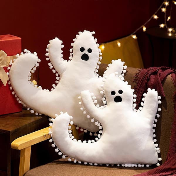 2025 Plyschleksak Vit Boll Spöke Docka Litet Spöke Docka Halloween