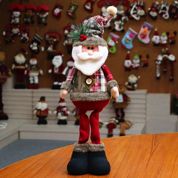 Christmas Plush Toy, Adjustable Handmade Christmas Decoration Chr