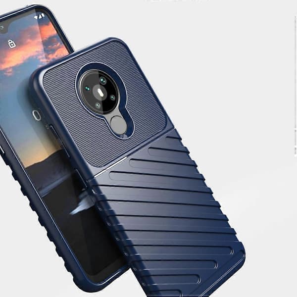 TPU-suojapehmeä kotelo Nokia 5.3:lle, sininen Blue