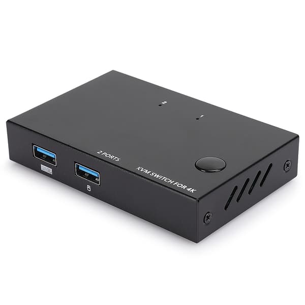 KVM Switch USB + HDMI Sharing Device 2 in 1 out for Printer Sharing Mouse Keyboard KVM201
