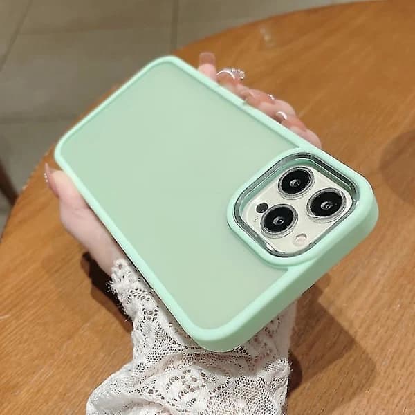Til iPhone 15 Pro Max Skjold Hudfølelse PC + TPU Telefoncover