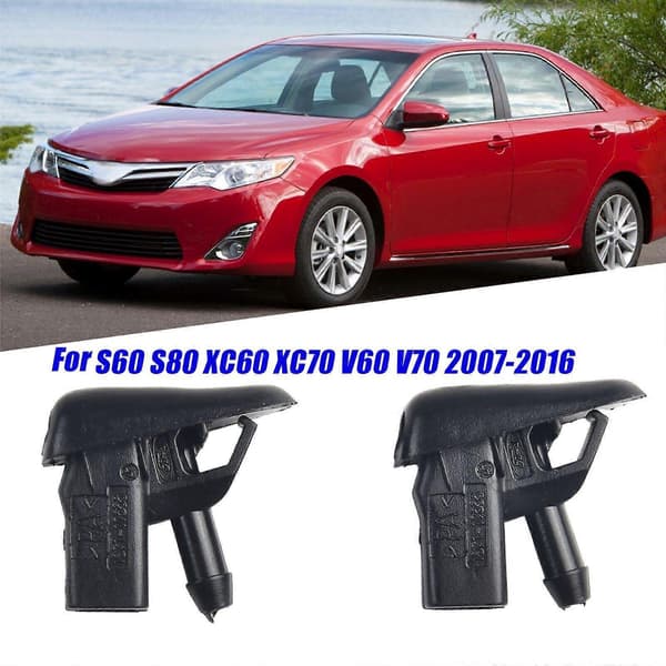 2 stk. forrudevaskerdyse 31301826 til S60 S80 XC60 XC70 V70 2007-2016 Viskerdyse