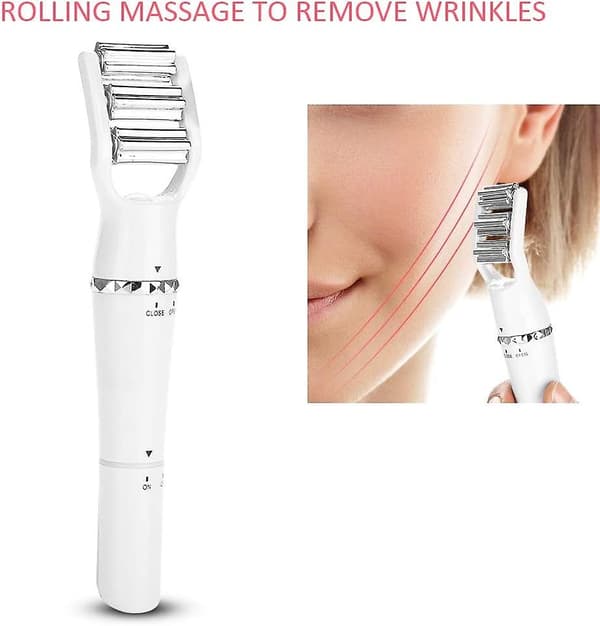 3-i-1 Ansigtsmassage Roller, 3D Roller Massager Ansigte, Hudpleje Ansigtsmassage Professionel Elect