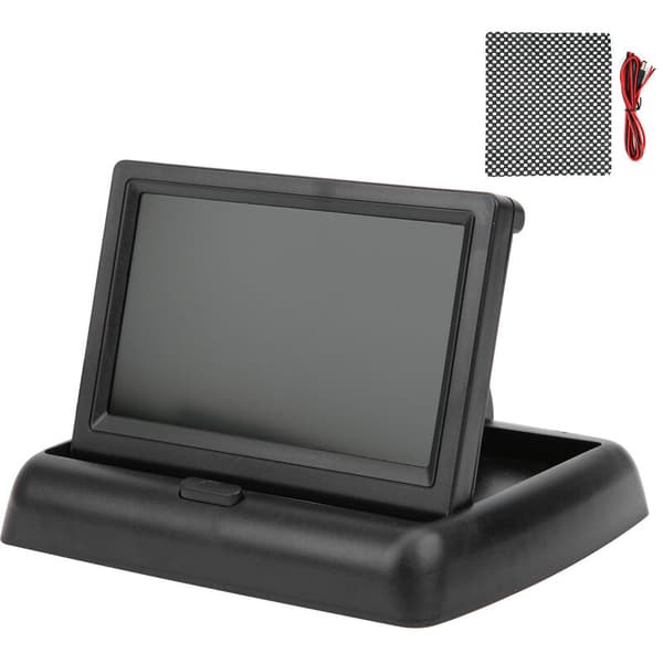 4,3 tommer bilskærm TFT LCD-kamera, foldbart bakkamera til parkering, autocamper, lastbil, bus