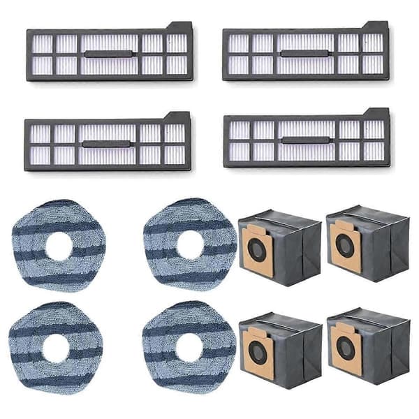 Til X10 Pro Omni Reservedele Tilbehør Hepa Filter Moppeklud Støvposer