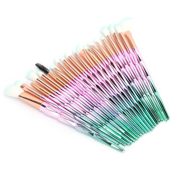 20 Pcs Makeup Brush Set for Face Eyeshadow Blush Powder Brush Set Professional Makeup Tools