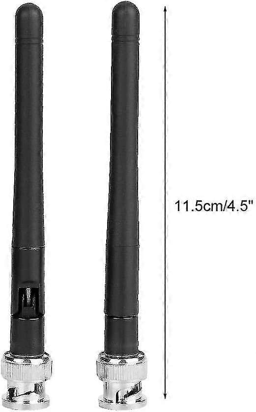 UHF-antenne, 2 stk. UHF-antenner med BNC-stik til Sennheiser EW100 EW300 EW500