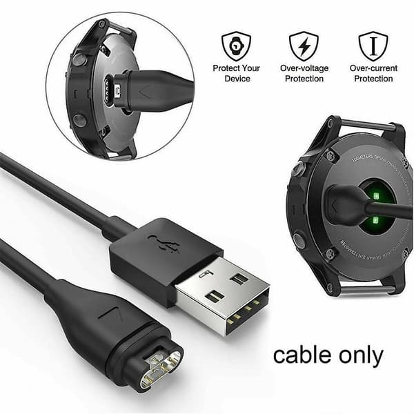 USB-oplader til Garmin Swim 2/Instinct Tide/Instinct Tactical [DB] Som vist As shown