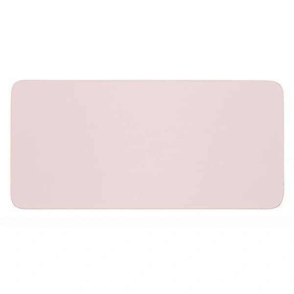 Stor musematte, sklisikker, tykk PVC, vanntett, bærbar, sammenleggbar, ensfarget, dataspill, datatilbehør blå-rosa M