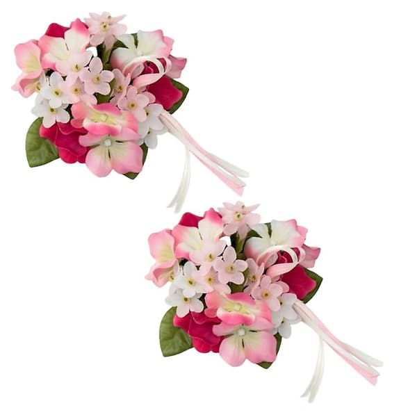 Lysmansjetter 2-pakning for lysekrone med blomster