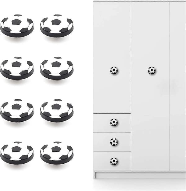 Star Kids Skuffeknapper, Børne Dørknapper, Bløde Skuffeknapper Håndtag Fodboldknapper Til Børneværelsesskuffe, 8 stk
