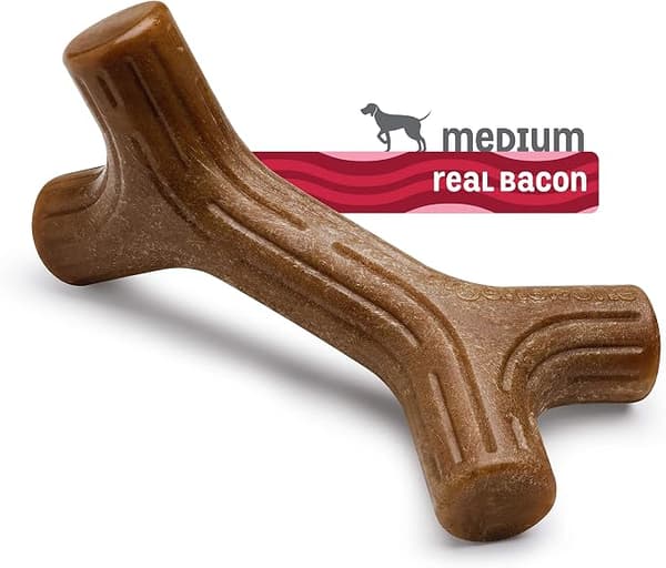 Bacon Stick - Bærekraftig tyggeleke for hunder som tygger aggressivt, ekte Ba