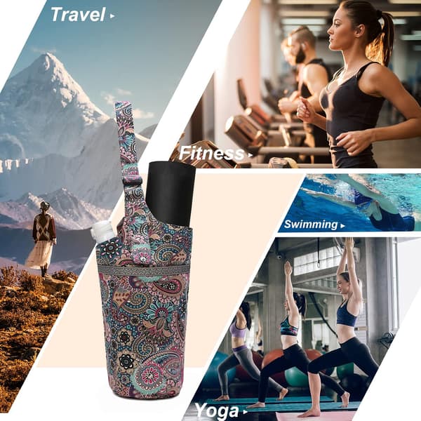 Yoga Bag with Large Pocket, Yoga Bag with Adjustable Shoulder Strap