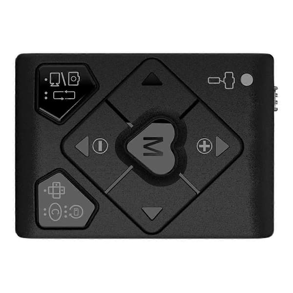 HRT-03 BT Remote Control for ISteady XE/X2/V2/V2s/M5/M6/MT2/Q/Pro 4/Mobile+ Smartphone Gimbal Stabilizer Black