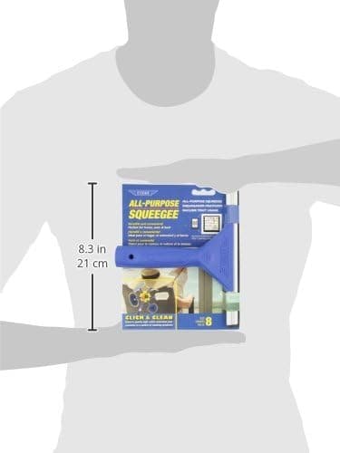 10-inch All-Purpose Window Squeegee with Lifetime Silicone Ru DXGHC