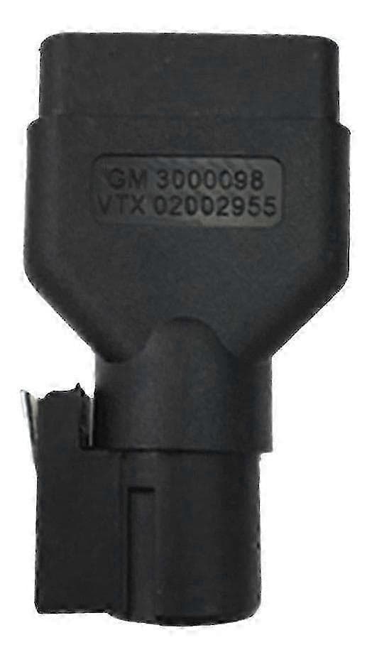 OBD-II Adapter til Tech 2 Scanner Gm 3000098 Vtx, fra byobdii 16-bens stik til Gm Tech2 Diagnostisk Værktøj (sort) (1 stk)