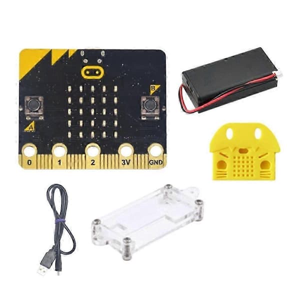 BBC Microbit Go Startpakke BBC Programmerbart Udviklingskort Med Beskyttelsesetui Til DIY-projekter