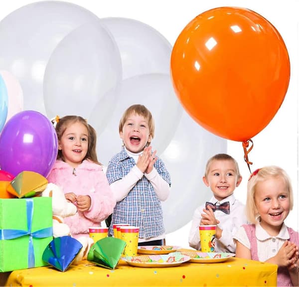 Suuret läpinäkyvät ilmapallot - 45 cm heliumjuhlapallot (12 kpl)