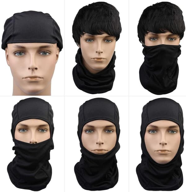 Lolypot Tuulenpitävä Balaclava Hiihtomaski Moottoripyörämaski Balaclava, Monitoiminen Ohut