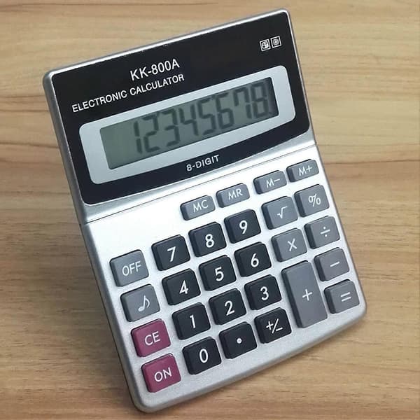 KKA Electronic Calculator Multifunctional Large Display Financial Function 8 Digits Desktop Calculator Office Supplies