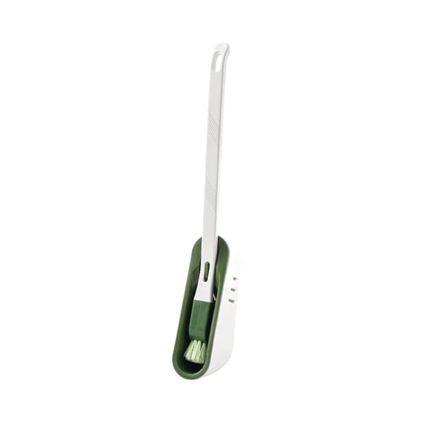 Multifunctional Non-Marking Wall-Mounted No Dead Ends Multi-Way Bathroom Base Brush Set Green