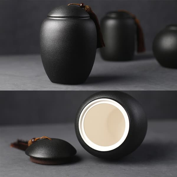 Small Pet Cremation Urn - Sealed Ceramic Keepsake for Dog and Cat Ashes [JUN] M M