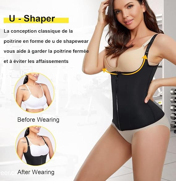 #Kvinner Slank Passform Flat Mage Midjetrener Trening Slank Korsett Kroppsformer#