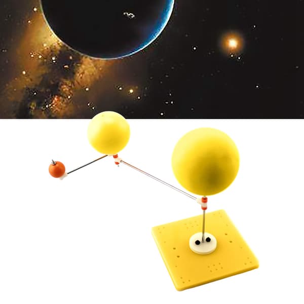 DIY Earth Moon Sun Sport Demonstration Intuitive Teaching Aid Tool Kids Science Education Toy