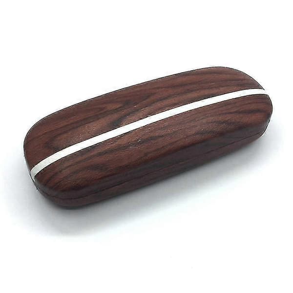 Portable Glasses Case Hard Wood Grain Eyeglass Frame Case Reading Glasses Sunglasses Holder