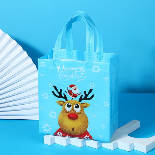 10 kreative trykte juleserie tote bag multi