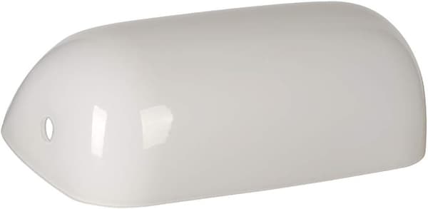 Erstatningsglass for Banker-lampe, skrivebordslampe (hvit)
