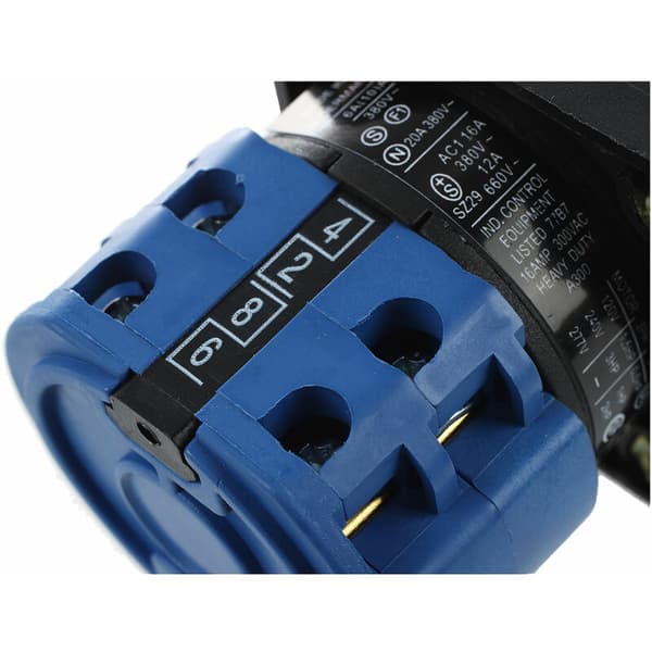 660V 20A 6 Terminaler 4 Kampositioner Rotationsomskifter