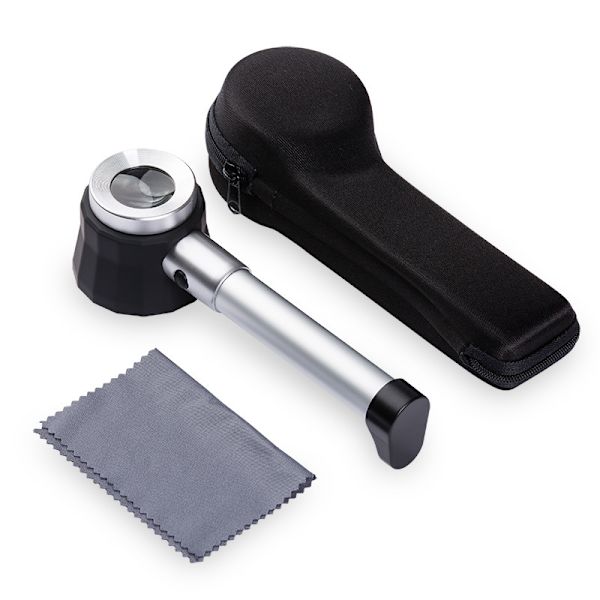 3X 45X Magnifying Glass, Illuminated Reading Magnifier with Light