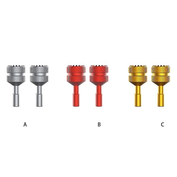 1 par fjernkontroll-rocker i aluminiumlegering, avtakbar