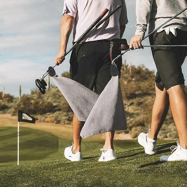 Fastgør den til golfvognen eller køllerne 50*40cm magnetisk golfmikrofiberhåndklæde