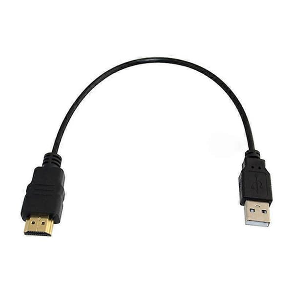 20 tums HDD A Hane till USB 2.0 Hane Adapter Konverterare Laddningskabel