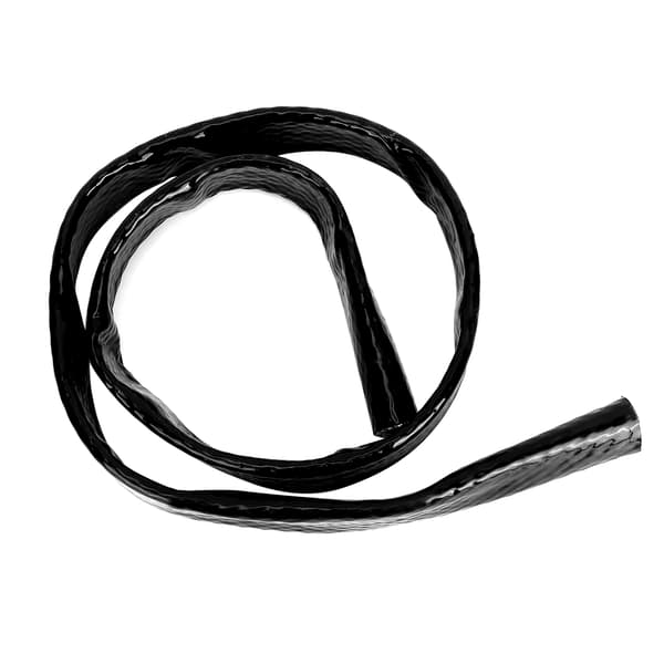 AN12 Black Fireproof Sleeve Braid Heat Shield 3/4 x 3.3ft ID 0.7in Fuel Hose Protector