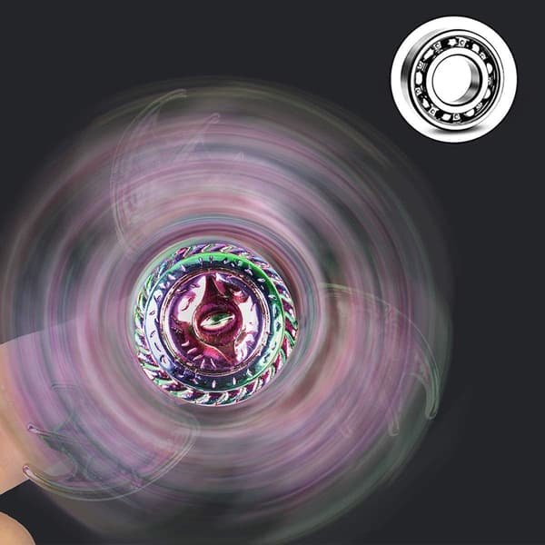 Regnbågsfärger, Dragon Wing Fidget Spinner Handleksak Speciell Högpresterande Kullager Anti-Stress Spinner