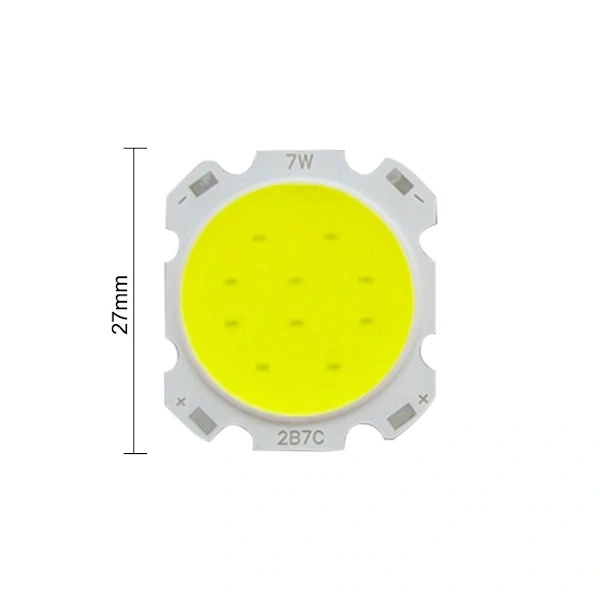 LED-lyskilde Chip Lysdiode VARM HVIT 7W 7W varm hvit 7W-7W