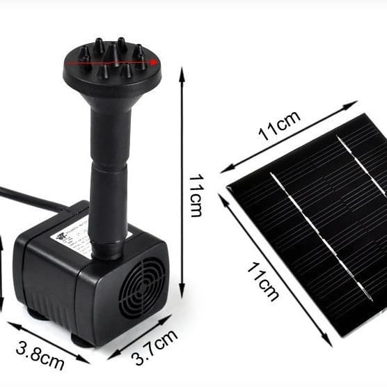Solar Water Pump, Solar Panel Kit for Solar Water Pump for Pond, Fountain, Pool, Garden Pond