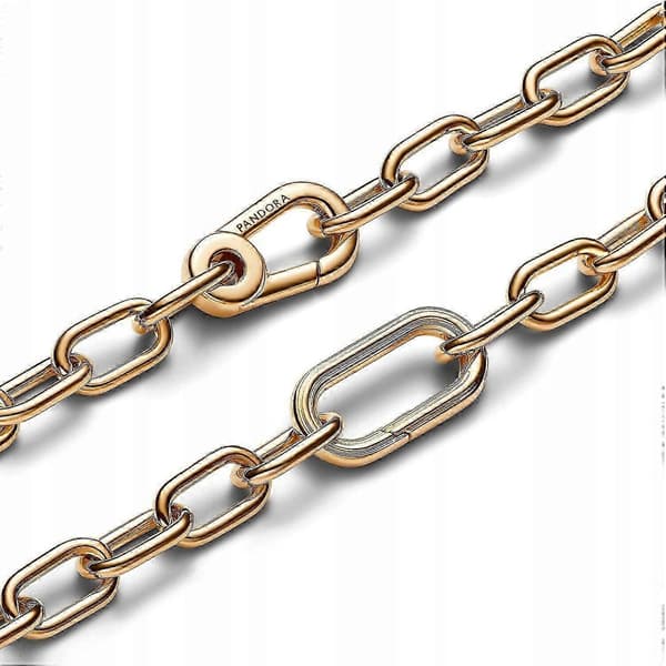 925 Silver ME-halsband med metallkulor och länkar med original-logotyp