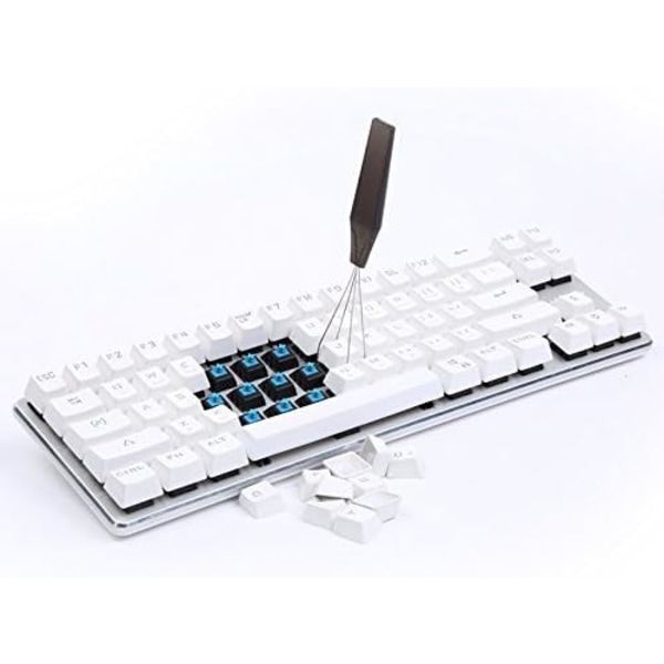 Keycap Puller Sort Rustfrit Stål Tang til Tastaturfjernelse Ekspert til