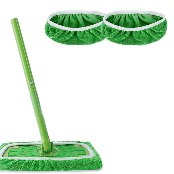 Swiffer Sweeper Mopp-erstatningsputer, kluter til Swiffer gulvmopp, gjenbrukbart trekk 2 stk 2 st