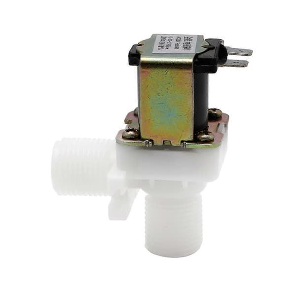 AC 220V Elektrisk Magnetventil Magnetisk N/C Vann Luft Innstrømningsflöde 1/2 \" Strømbryter