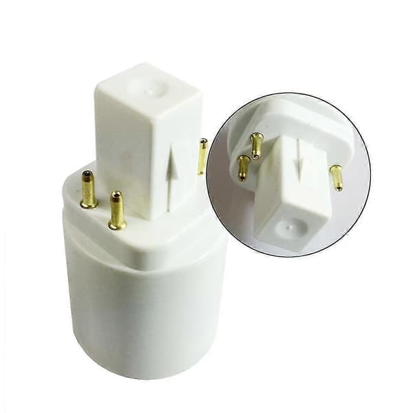 G24q 4-nastainen 15 mm - E27 E26 Ruuvi Valo LED-lamppu Pidike Adapteri